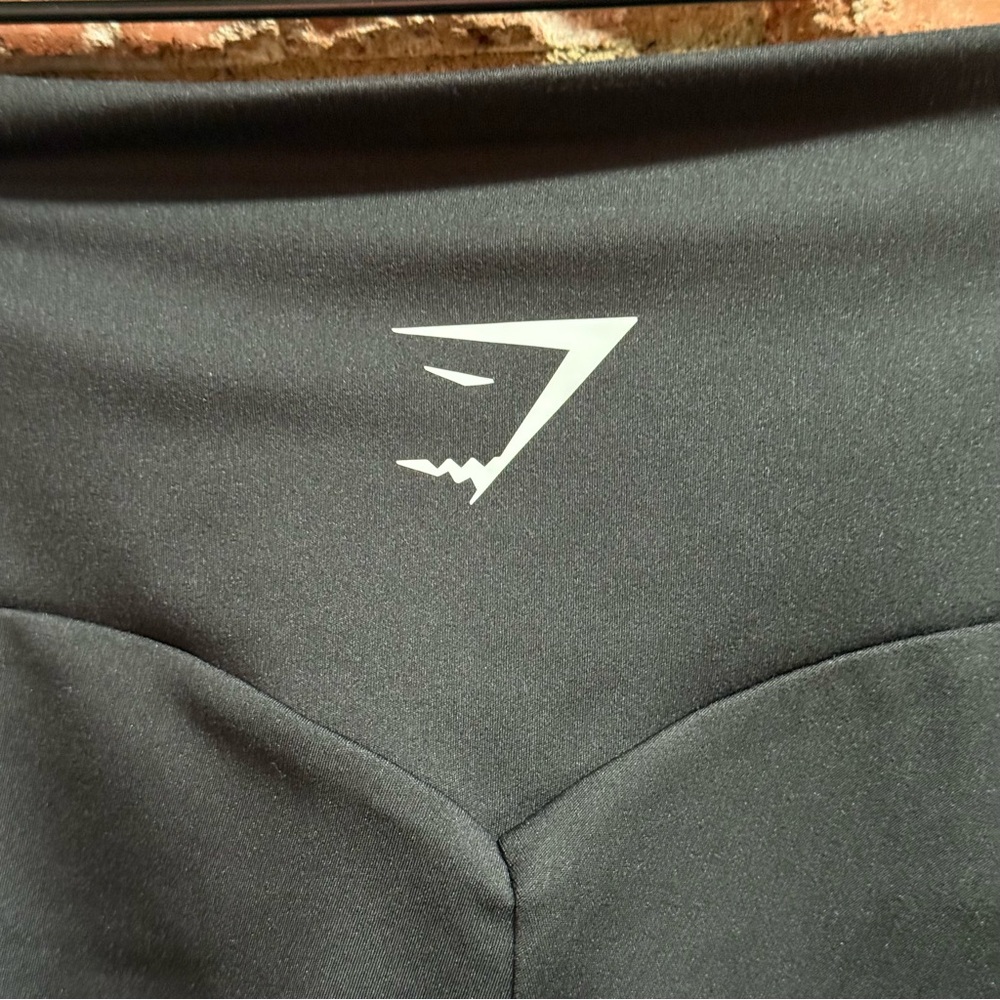 Gymshark Black‎ Seamless Cycling Shorts High Waisted Athleisure Size Small - Picture 5 of 11
